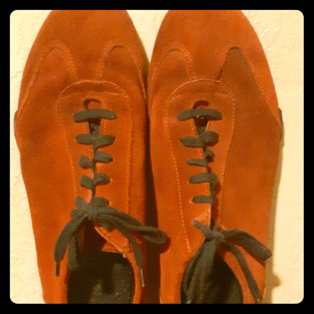Red suede shoes!!